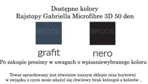 Rajstopy Gabriella Microfibre 3D 50 den-4789