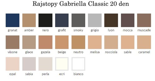 Rajstopy Gabriella Classic 20 den Lycra-9518