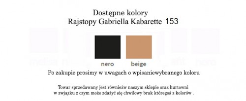 Rajstopy Gabriella Kabarette Collant 153 -9093
