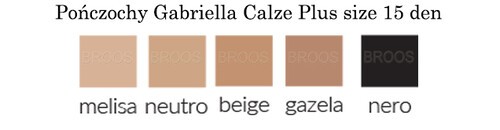 Pończochy Gabriella Calze 15 den Plus Size-4813