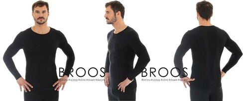 Koszulka Brubeck Wool Long-Sleeved LS11600-7275