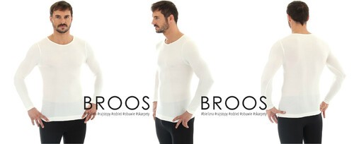 Koszulka Brubeck Wool Long-Sleeved LS11600-7268